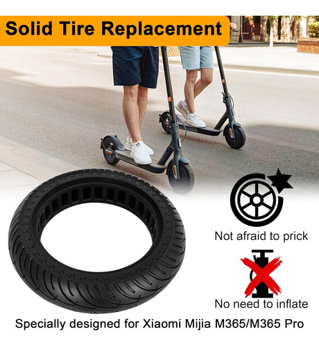 Llanta Solida Para Scooter Eléctrico 8.5in Cámara Neumático
