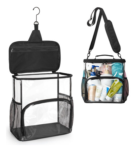 Zingtto Bolsa De Ducha Transparente Portátil Para Dormitorio