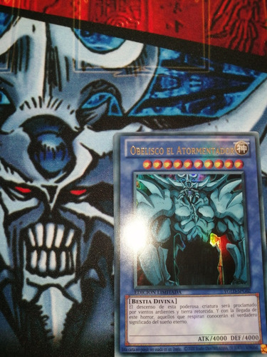 Obelisco El Atormentador Español Anime Yu-gi-oh! Original 