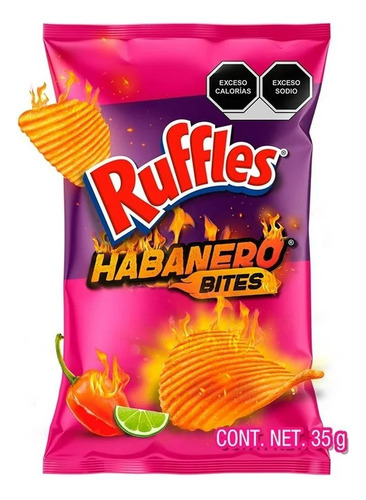 Ruffles Papas Fritas Habanero - Kg a $340