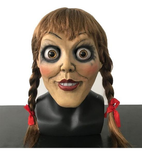 Máscara De Látex De Terror De Halloween Para La Muñeca Anabe