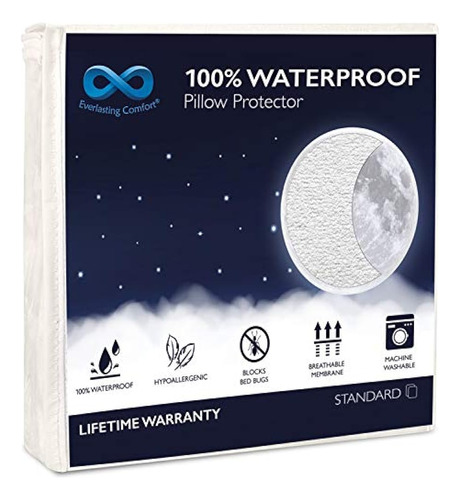 Everlasting Comfort Protector De Almohada De 2 Unidades Impe