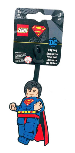 Imagen 1 de 3 de Etiqueta Para Equipaje Figura Superman Lego