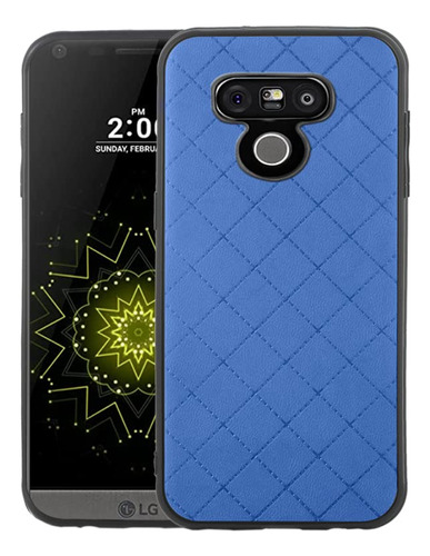 Funda Para LG G5 Azul Delgada Goma Tpu Silicon