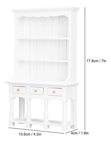 Librería Tipo Casa De Muñecas, Modelo 1:12, Estantería De Ma