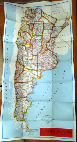 Argentina Gran Guia Nacional 1972 Lagos Rios Cesar F.moreno