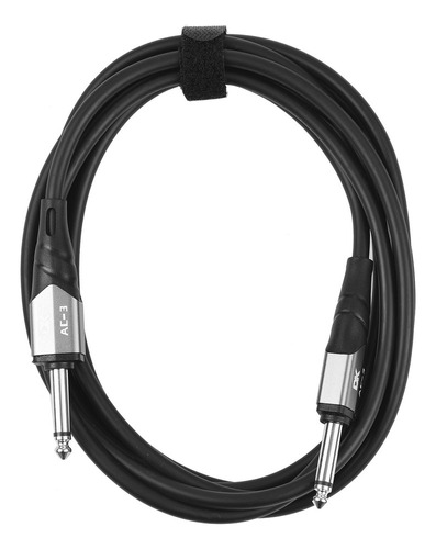 Cable De Bajo Eléctrico De 6,35 Mm Para Guitarra De Audio Co