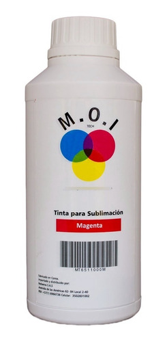 Tinta Sublimación Moilight  Compatible Con Epson X 1 Litro  