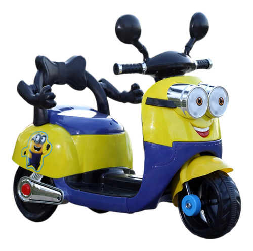 Moto Eléctrica Triciclo Infantil Minions Disney + Música