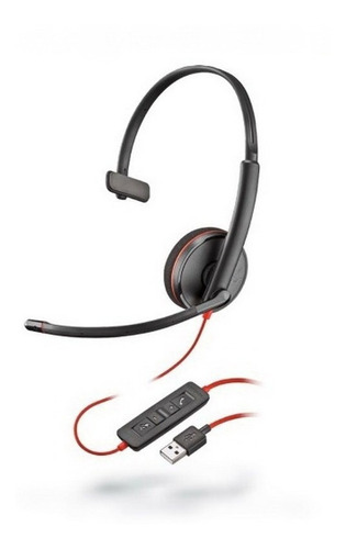 Poly Auricular Blackwire C3210 Usb Para Videollamada