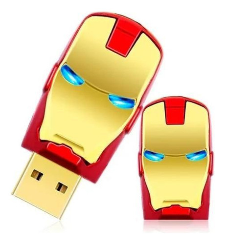 Pen Drive Homem De Ferro 64gb Usb 2.0 A Prova D'água