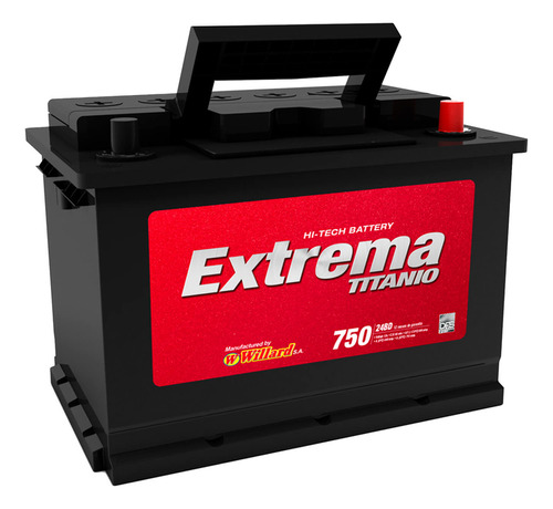 Bateria Willard Extrema 24bd-750 Fiat Punto 1.9 L Jtd