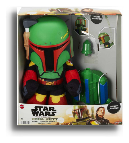 Peluche The Book Of Boba Fett Star Wars Casco Plastico 29 Cm