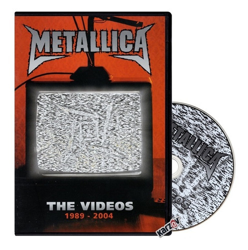 Metallica The Videos 1989 - 2004 Vídeos musicais em DVD