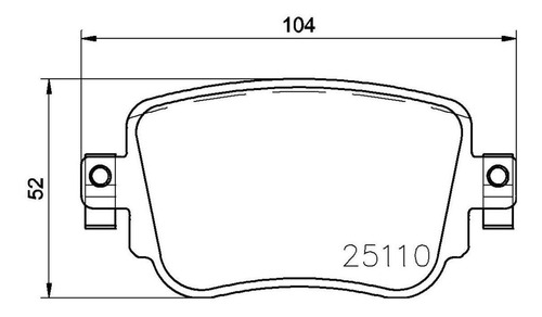 Imagen 2 de 4 de Balatas Brembo (t) Seat Leon Fr 14-16 Gti 15-20 Passat Q3