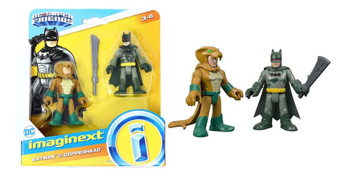 Figura Imaginext Dc Super Friends Batman And Copperhead