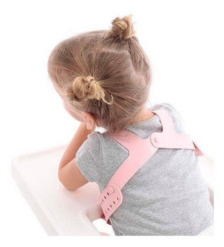 Imagen 3 de 6 de Babero Silicona Bolsillo Contenedor Minikoioi Flexi Bib Color Pinky Pink