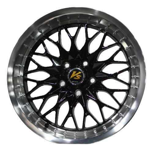 Llanta 17'' Pase 5x112 Bbs Negro Diamantado Deportiva