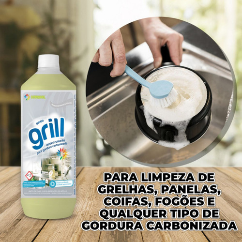 Limpador Sevengel de coifa sem fragrância em garrafa2 unidades