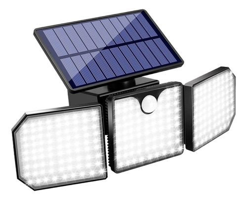 Luzes Solares Com 3 Cabeças, Luzes Solares Led De Ângulo De