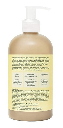 Sheamoisture Acondicionador De Aceite De Ricino Negro 384ml