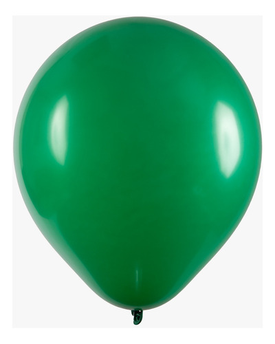 Balão De Festa Profissional Verde Nº16 40cm - 12 Un