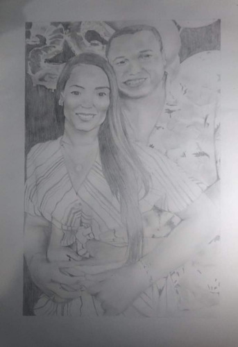 Imagem 4 de 5 de Desenho A Lápis Sob Encomenda