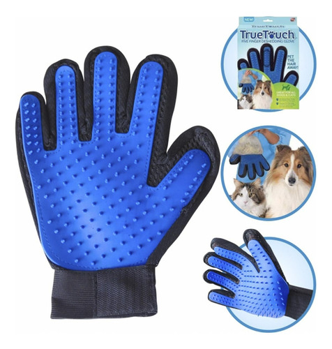 Guante Removedor De Pelo Para Perros Truee Five-touch