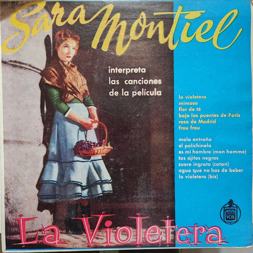 Vinilo Sara Montiel Canciones Pelicula La Violetera Bs1