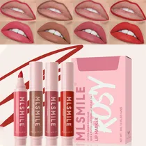 Comprar Lip Market Set 4 Delineadores Labiales Fibra Tatoo - Mlsmile Color Set De 4 Tonos