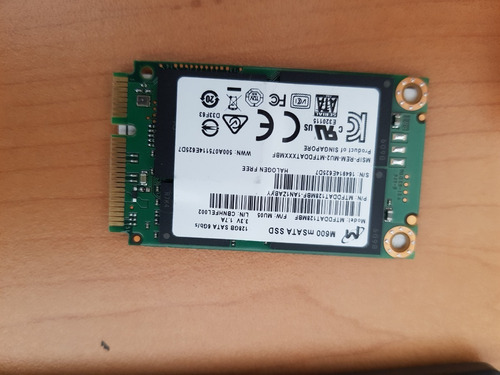 Unidad De Estado Solido 128 Gb M600 Msata