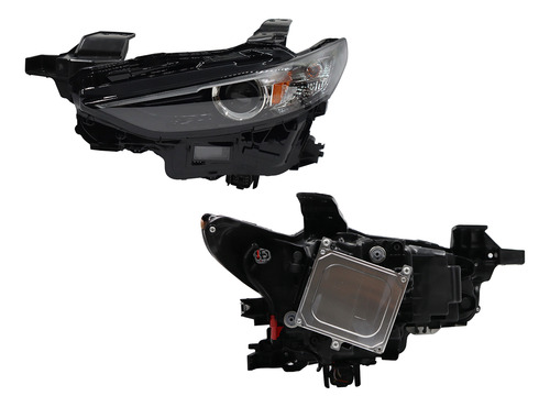 Faro Izq Mazda 3 H-back C/led C/lupa C/mica Ambar 2023 Opt