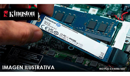 Unidade De Estado Sólido Kingston Nv2 Pcie 4.0 Nvme Snv2s/250g M.2 Ssd