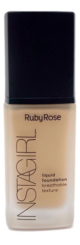 Maquillaje Base Liquido Respirable Instagirl By Ruby Rose Tono 1