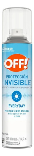 Repelente Off Invisible Everyday Spray 104.5 Ml