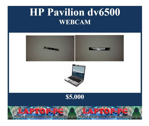 Webcam Hp Pavilion Dv6500