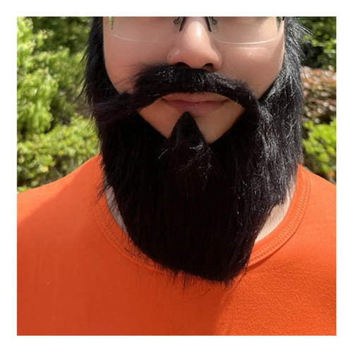 Bigote Disfraz Accesorios Maquillaje Mujer Hombre Puesta En