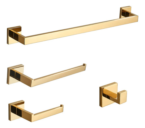Toallas De Soporte De Toallas Cuadradas Universales Unidad 1 Dorado