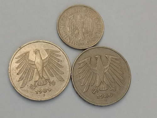 Tres Monedas De Marcos Alemanes