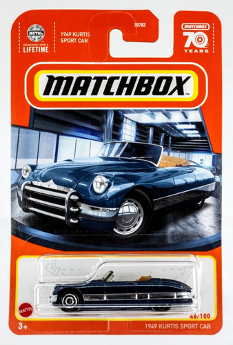 Matchbox - Vehículo 1949 Kurtis Sport Car - 30782