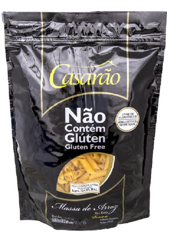 Kit 2x: Macarrão Penne Premium Sem Glúten Casarão 200g