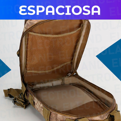 Mochila Trekking Impermeable Reforzada Camping Viaje Bandera