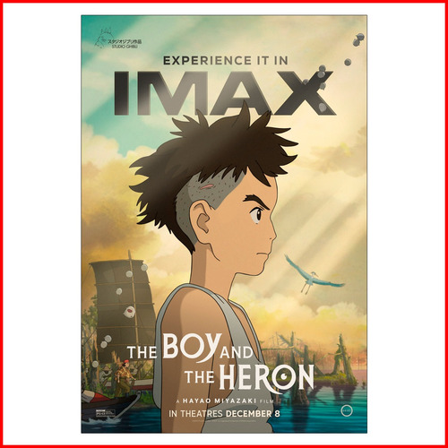 Poster Pelicula The Boy And The Heron - 2023 - 40x60cm