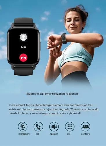 Reloj Inteligente Y3 Deportivo Llamadas Bluetooth 1.85