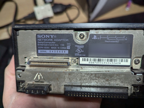 Play Station 2 Fat + Hdd Con Fmcb+ 1 Control + Adaptador Red Negro (Usado)