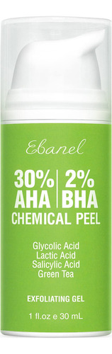 Ebanel Gel Exfoliante Químico 30% Aha 2% Bha, Exfoliante F.