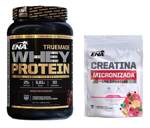 Combo Ena Proteina Choco. 930g + Creatina Micro. 300g F. P.