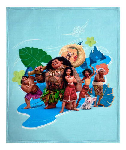 Cobertor Frazada Moana Primavera - Providencia Color Agua