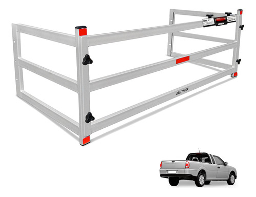 Extensor De Caçamba Saveiro G2 G3 G4 1998 A 2009 Divisor Ed