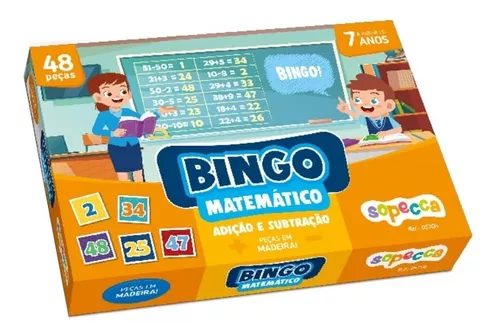 Jogo Bingo Infantil Edição Especial Em Madeira